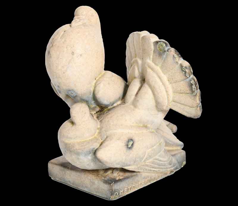 Percy Metcalfe Fantailed Doves.